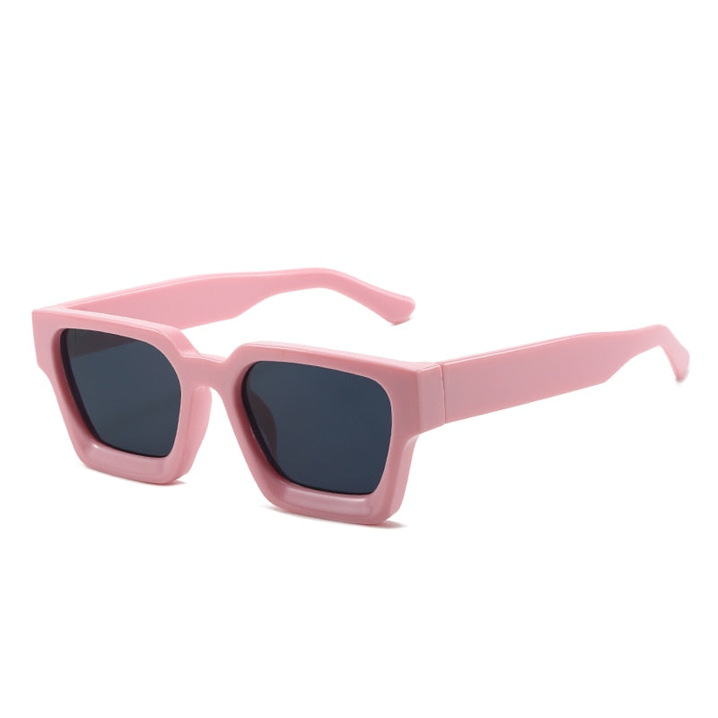 STORY Vintage Tortoiseshell Thick Square Sunglasses Women Men Brand Designer Fashion Chunky Rectangle Sun Glasses Female S19115