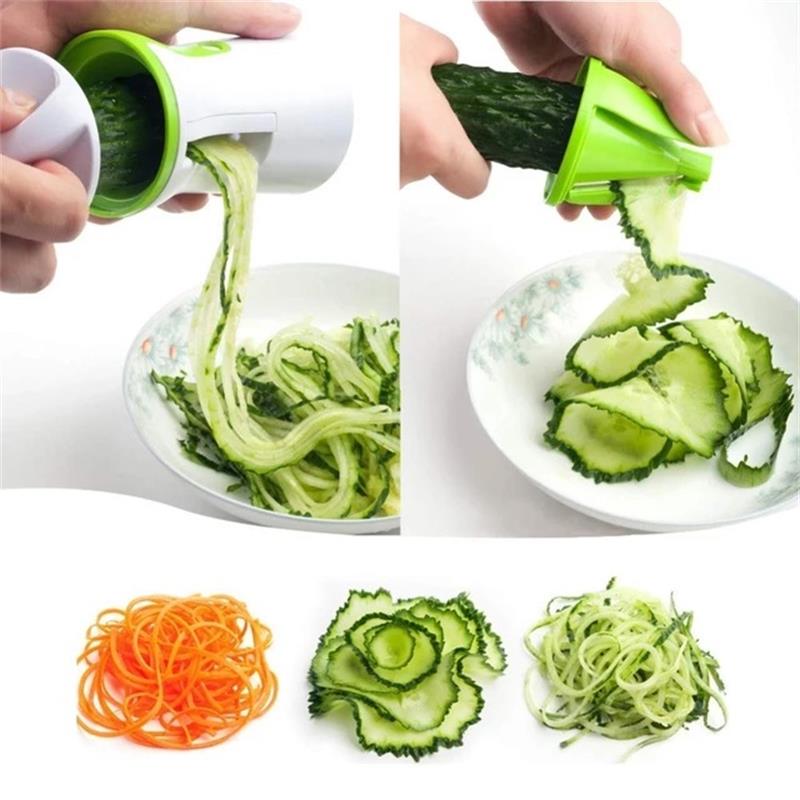 1pc Heavy Duty Spiralizer Slicer Vegetable Spiral Slicer Cutter Zucchini Pasta Noodle Spaghetti Multifunctional Use