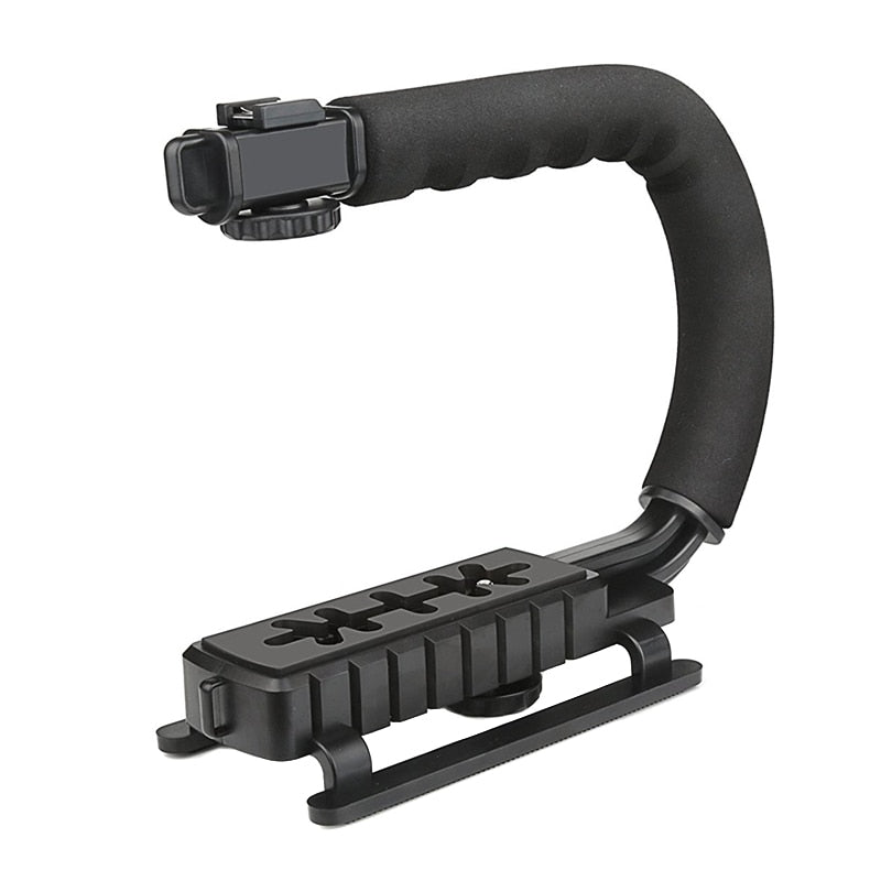 U-shaped Handheld Phone Stabilizing Photography Video Rig Film Making Vlogging Recording Case Bracket Stabilizer For Smartphone