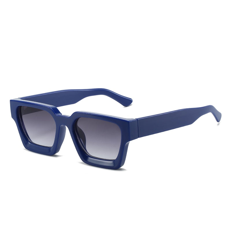 STORY Vintage Tortoiseshell Thick Square Sunglasses Women Men Brand Designer Fashion Chunky Rectangle Sun Glasses Female S19115