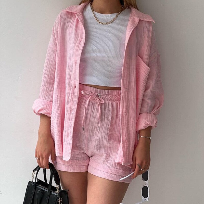 2023 Summer Women Suit Knited Leisure Sweater Two Piece Suit