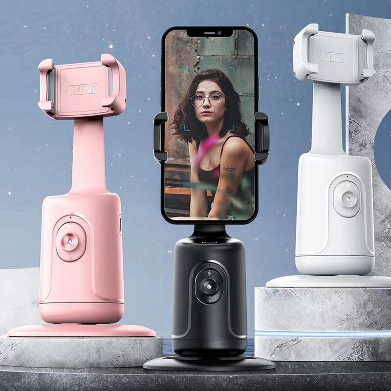 Intellig Ai New Mini Selfie Stick Automatic Tracking Shooting 360 Degree Rotation Intelligent Follow Live Phone Bracket Gimbals