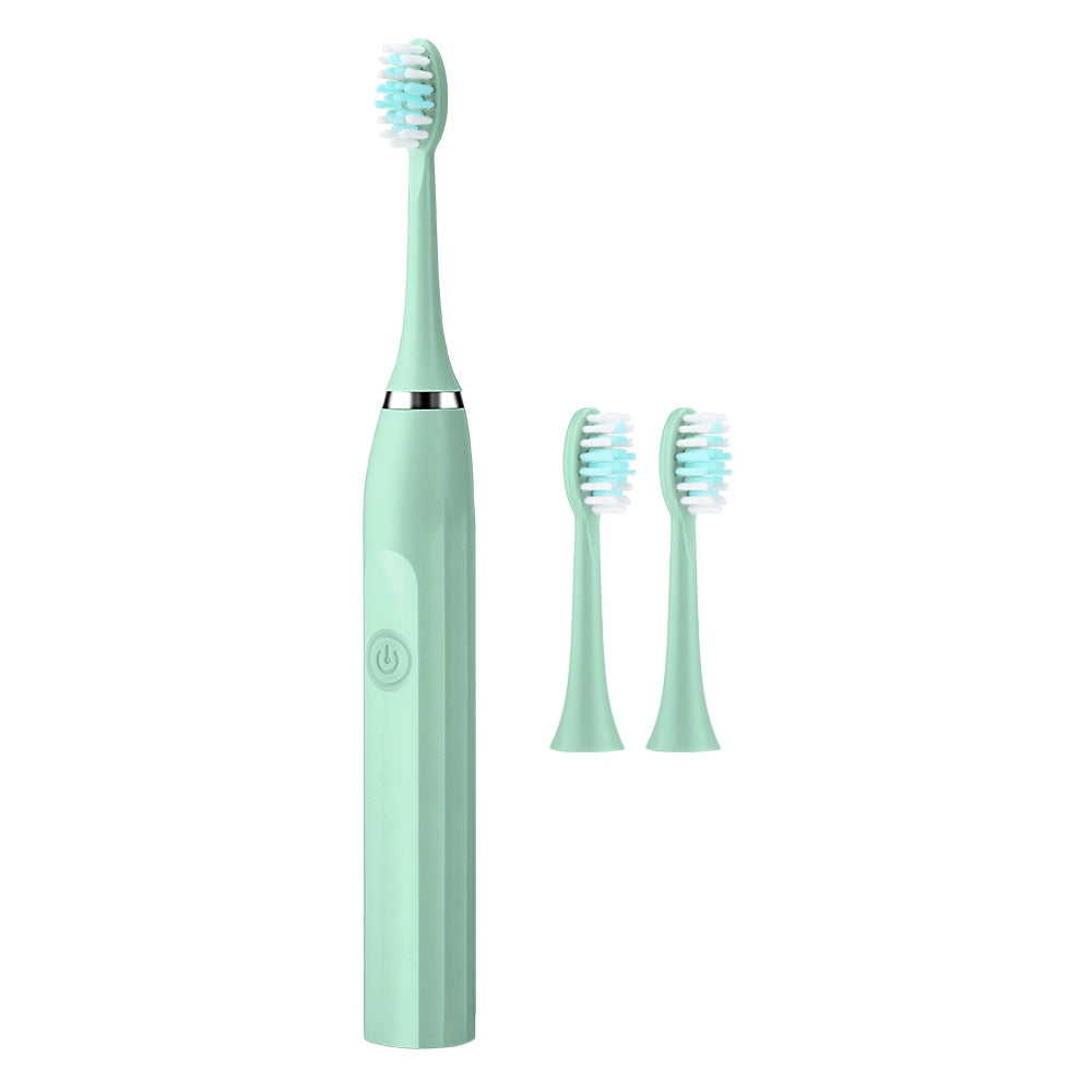 Sonic Toothbrush Electric Replacement Adult Toothbrush Heads Set Portable Protective Clean Ultrasonic Electric Tooth Brushes